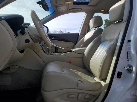 2012 Infiniti EX35 Journey with VIN JN1AJ0HR0CM452714, listed as a Copart auction lot 45895385 with 147,320 mi miles and Salvage Title. Bid and sale history available at carsss.com. Image 7.