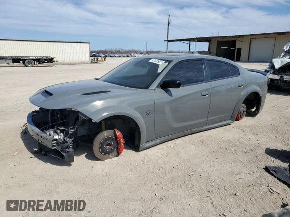 2023 Dodge Charger SRT Hellcat Redeye Widebody with VIN 2C3CDXL9XPH557898, listed as a Copart auction lot 47227935 with Not Provided miles and Salvage Title. Bid and sale history available at carsss.com. Image 1.