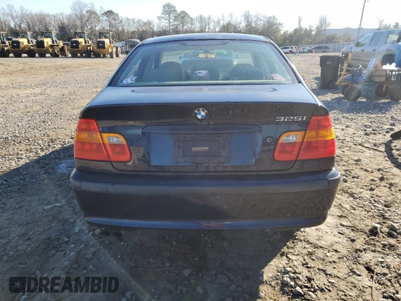 2003 BMW 3 Series 325i with VIN WBAET374X3NJ31528, listed as a Copart auction lot 88793105 with 119,962 mi miles and Salvage Title. Bid and sale history available at carsss.com. Image 6.
