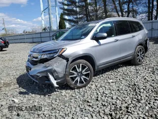 2020 Honda Pilot Elite with VIN 5FNYF6H09LB006457, listed as a Copart auction lot 52247365 with 48,671 mi miles and Salvage title. Bid and sale history available at DreamBid. Image 1.