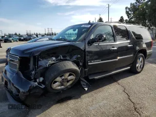 2010 Chevrolet Suburban LTZ with VIN 1GNUCKE04AR231601, listed as a Copart auction lot 47387665 with 66,962 mi miles and Salvage title. Bid and sale history available at DreamBid. Image 1.