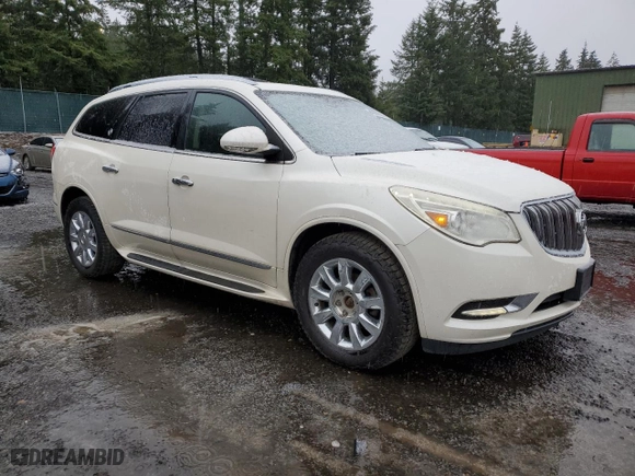 2013 Buick Enclave Premium with VIN 5GAKRDKD1DJ197767, listed as a Copart auction lot 49095565 with 165,118 mi miles and Salvage Title. Bid and sale history available at carsss.com. Image 4.