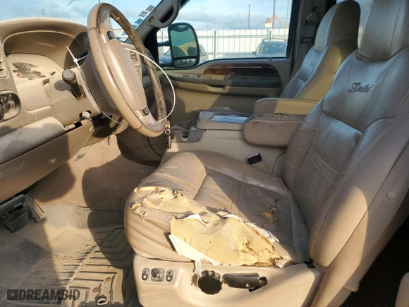 2001 Ford Excursion Limited with VIN 1FMNU42S51EA39795, listed as a Copart auction lot 78439524 with NaN miles and Salvage Title. Bid and sale history available at carsss.com. Image 7.
