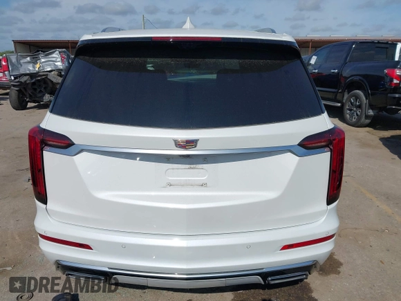 2024 Cadillac XT6 FWD Premium Luxury with VIN 1GYKPCRS9RZ726694, listed as a IAAI auction lot 42057522 with 19,312 mi miles and . Bid and sale history available at DreamBid. Image 16.