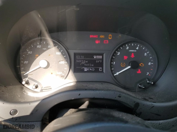2022 Mercedes-Benz Metris Cargo Van with VIN W1YV0BEY6N4138833, listed as a Copart auction lot 68922824 with 9,493 mi miles and Salvage Title. Bid and sale history available at carsss.com. Image 9.