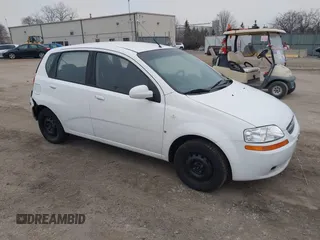 2008 Chevrolet Aveo LS with VIN KL1TD66698B254717, listed as a IAAI auction lot 41540925 with 137,597 mi miles and . Bid and sale history available at DreamBid. Image 1.