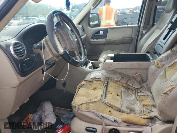 2003 Ford Expedition Eddie Bauer with VIN 1FMFU17L93LA86668, listed as a Copart auction lot 62023215 with Not provided miles and Salvage title. Bid and sale history available at DreamBid. Image 7.