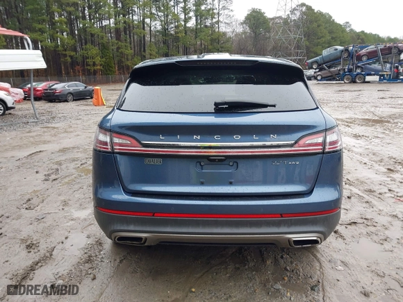 2019 Lincoln Nautilus Reserve with VIN 2LMPJ8LP9KBL14914, listed as a IAAI auction lot 41561348 with 8,887 mi miles. Bid and sale history available at carsss.com. Image 16.
