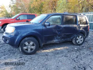2011 Honda Pilot EX-L with VIN 5FNYF4H53BB019834, listed as a Copart auction lot 75814274 with 204,950 mi miles and Salvage Title. Bid and sale history available at carsss.com. Image 1.