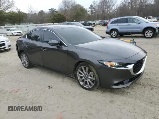2021 Mazda 3 Preferred with VIN 3MZBPBCM6MM208530, listed as a Copart auction lot 46861595 with 37,599 mi miles and Salvage Title. Bid and sale history available at DreamBid. Image 4.