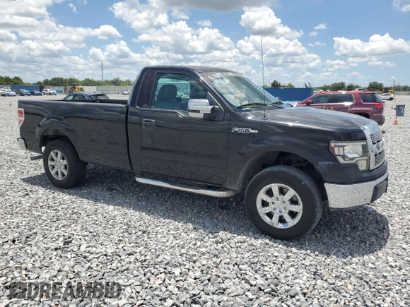 2010 Ford F-150 XL with VIN 1FTMF1CW2AKA59689, listed as a Copart auction lot 56910195 with 167,899 mi miles and Salvage title. Bid and sale history available at DreamBid. Image 4.