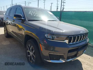 2024 Jeep Grand Cherokee Limited z VIN 1C4RJKBG5R8603504, wystawiony jako IAAI lot #41993298 z przebiegiem 33 670 mil mil oraz . Historia ofert i sprzedaży dostępna na DreamBid. Obrazek 1.