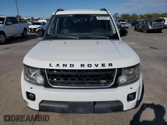 2016 Land Rover LR4 HSE Lux with VIN SALAK2V68GA789079, listed as a Copart auction lot 80555494 with 157,427 mi miles and Salvage Title. Bid and sale history available at DreamBid. Image 5.
