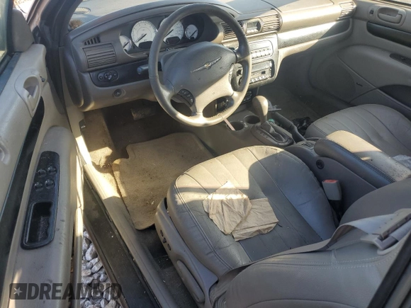 2005 Chrysler Sebring Limited with VIN 1C3EL65R25N662006, listed as a Copart auction lot 48552255 with 125,728 mi miles and Salvage Title. Bid and sale history available at DreamBid. Image 8.