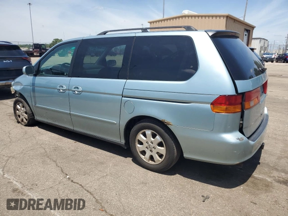 2004 Honda Odyssey EX-L with VIN 5FNRL18014B015462, listed as a Copart auction lot 62834665 with 323,817 mi miles and Salvage title. Bid and sale history available at DreamBid. Image 2.