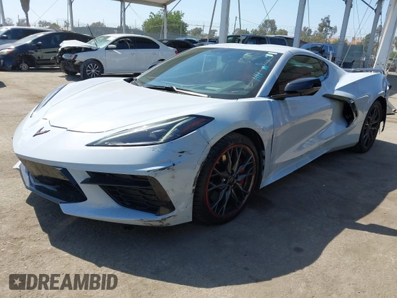 2023 Chevrolet Corvette 2LT with VIN 1G1YB2D4XP5140679, listed as a IAAI auction lot 42549129 with 25,665 mi miles and . Bid and sale history available at DreamBid. Image 19.