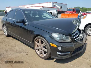 2014 Mercedes-Benz C 250 Sport with VIN WDDGF4HB9EG248391, listed as a IAAI auction lot 42842069 with 156,445 mi miles and . Bid and sale history available at DreamBid. Image 1.