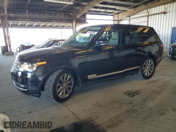 2015 Land Rover Range Rover HSE with VIN SALGS2VF9FA230844, listed as a Copart auction lot 64792135 with 90,012 mi miles and Salvage title. Bid and sale history available at DreamBid. Image 1.