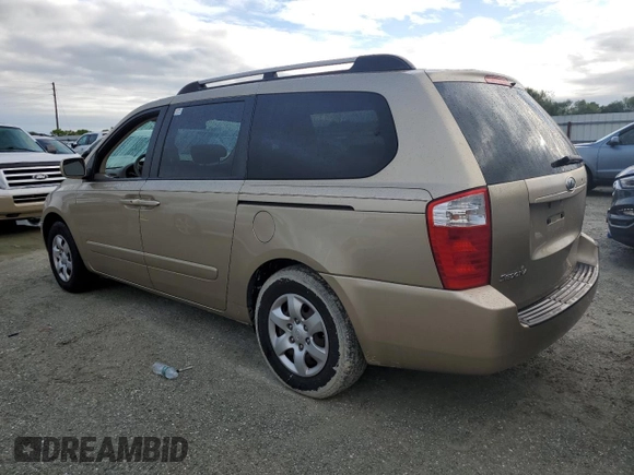2008 Kia Sedona LX with VIN KNDMB233186251289, listed as a Copart auction lot 74317094 with 0 mi miles and Non Repairable. Bid and sale history available at carsss.com. Image 2.