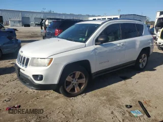 2012 Jeep Compass Latitude with VIN 1C4NJDEB4CD537763, listed as a Copart auction lot 84878244 with 198,582 mi miles and Clean Title. Bid and sale history available at DreamBid. Image 1.