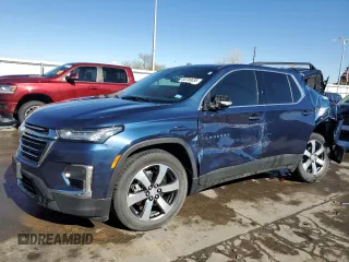 2023 Chevrolet Traverse LT with VIN 1GNERHKW1PJ229231, listed as a Copart auction lot 50700635 with 23,185 mi miles and Salvage title. Bid and sale history available at DreamBid. Image 1.