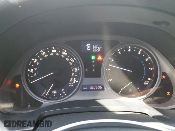 2008 Lexus IS 250 with VIN JTHCK262782023852, listed as a Copart auction lot 55658825 with 160,506 mi miles and Salvage Title. Bid and sale history available at carsss.com. Image 9.