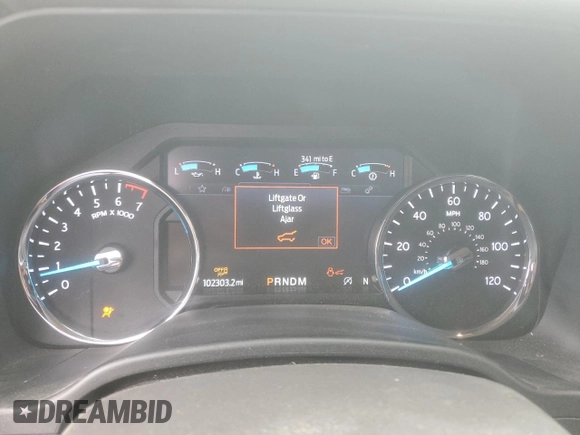 2020 Ford Expedition Max Limited с VIN 1FMJK1KT0LEA51464, выставлен на аукционе Copart как лот 53389485 с пробегом 102 303 миль миль и Списание • Salvage title. История ставок и продаж доступна на DreamBid. Изображение 9.