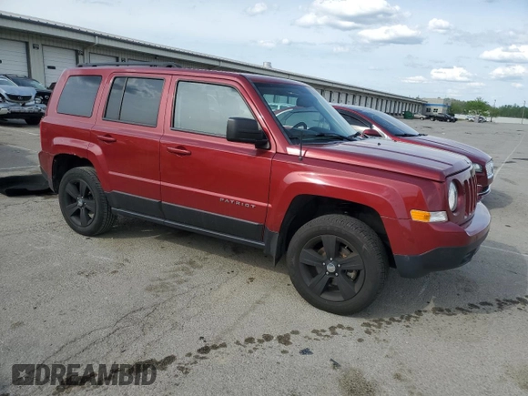 2016 Jeep Patriot Latitude with VIN 1C4NJRFB5GD742252, listed as a Copart auction lot 54364955 with 108,134 mi miles and Salvage title. Bid and sale history available at DreamBid. Image 4.