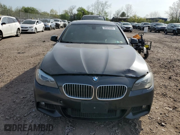 2013 BMW 5 Series 528i xDrive with VIN WBAXH5C53DD109334, listed as a Copart auction lot 54343335 with 174,354 mi miles and Clean Title. Bid and sale history available at carsss.com. Image 5.