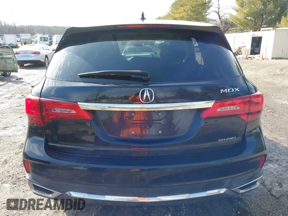 2019 Acura MDX with VIN 5J8YD4H39KL036513, listed as a IAAI auction lot 41487504 with 76,417 mi miles. Bid and sale history available at carsss.com. Image 16.