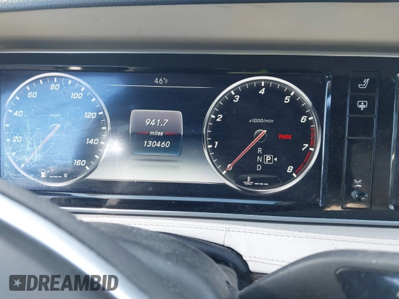 2015 Mercedes-Benz S 550 with VIN WDDUG8FB9FA126841, listed as a IAAI auction lot 41643256 with 130,460 mi miles and . Bid and sale history available at carsss.com. Image 14.