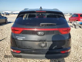 2017 Kia Sportage LX with VIN KNDPMCAC6H7102614, listed as a Copart auction lot 54190025 with 141,434 mi miles and Salvage Title. Bid and sale history available at DreamBid. Image 6.