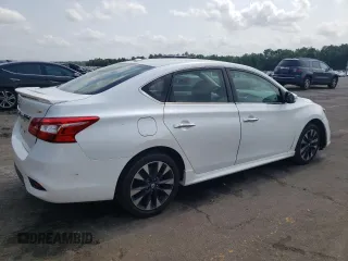 2017 Nissan Sentra S with VIN 3N1AB7AP3HY217131, listed as a Copart auction lot 54165124 with 93,407 mi miles and Salvage Title. Bid and sale history available at DreamBid. Image 3.