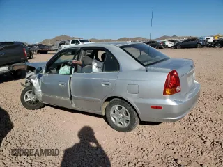 2003 Hyundai Accent GL with VIN KMHCG45CX3U429660, listed as a Copart auction lot 43824125 with 0 mi miles and Salvage Title. Bid and sale history available at carsss.com. Image 2.