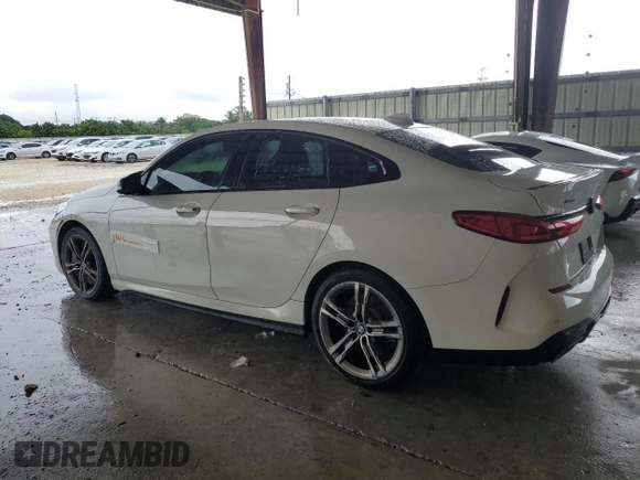 2020 BMW 2 Series M235i xDrive with VIN WBA13AL07L7F63068, listed as a Copart auction lot 73824364 with 62,138 mi miles and Salvage Title. Bid and sale history available at carsss.com. Image 2.