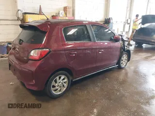 2021 Mitsubishi Mirage ES z VIN ML32AUHJXMH002228, wystawiony jako IAAI lot #42236221 z przebiegiem 43 383 mil mil oraz . Historia ofert i sprzedaży dostępna na DreamBid. Obrazek 4.