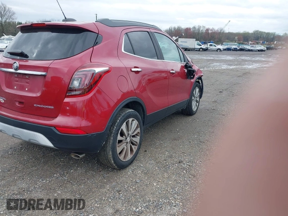 2017 Buick Encore Preferred with VIN KL4CJASB8HB057197, listed as a IAAI auction lot 41951751 with 86,217 mi miles and . Bid and sale history available at DreamBid. Image 4.