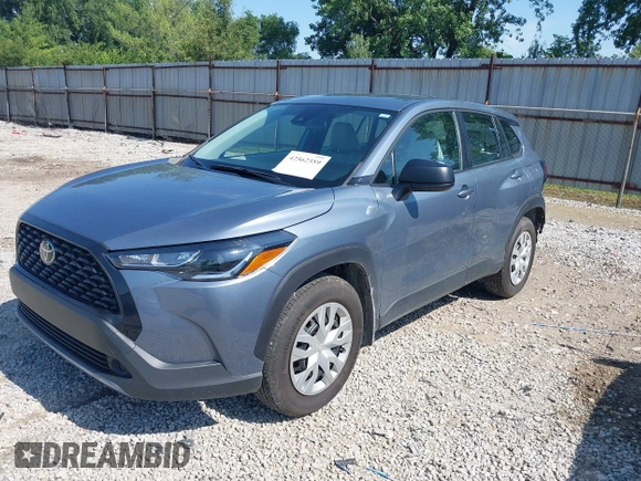 2022 Toyota Corolla Cross L with VIN 7MUAAABGXNV035110, listed as a IAAI auction lot 42562359 with 17,106 mi miles and . Bid and sale history available at DreamBid. Image 20.
