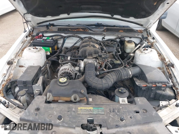 2007 Ford Mustang Deluxe with VIN 1ZVFT80N875359456, listed as a IAAI auction lot 42205108 with 75,588 mi miles and . Bid and sale history available at carsss.com. Image 10.