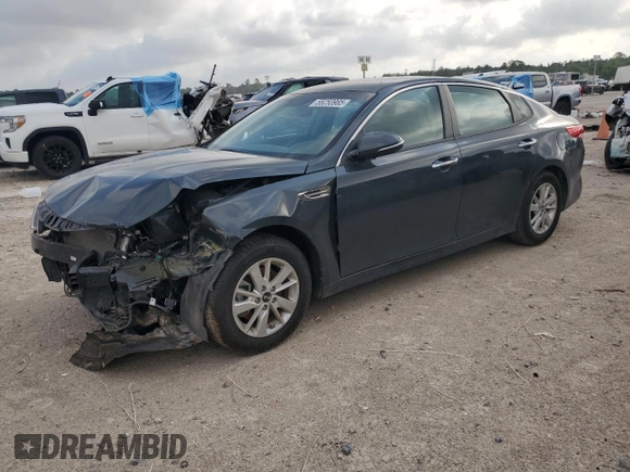 2016 Kia Optima LX z VIN KNAGT4L32G5078938, wystawiony jako Copart lot #55253985 z przebiegiem 87 106 mil mil oraz Szkoda całkowita • Salvage title. Historia ofert i sprzedaży dostępna na DreamBid. Obrazek 1.