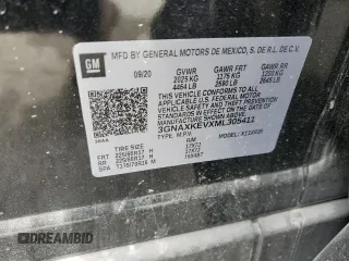 2021 Chevrolet Equinox LT with VIN 3GNAXKEVXML305411, listed as a Copart auction lot 50149615 with 86,147 mi miles and Salvage title. Bid and sale history available at DreamBid. Image 15.