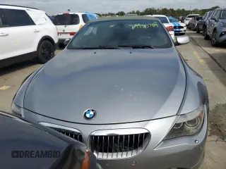 2007 BMW 6 Series 650i with VIN WBAEK135X7CN83938, listed as a Copart auction lot 74963784 with 0 mi miles and Non Repairable. Bid and sale history available at carsss.com. Image 5.