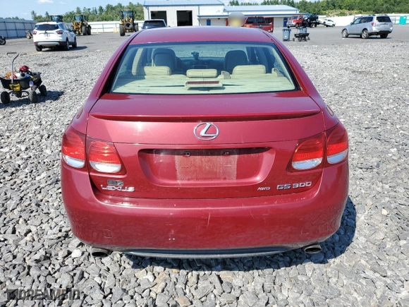 2006 Lexus GS 300 with VIN JTHCH96S360010595, listed as a Copart auction lot 69483564 with 269,331 mi miles and Salvage Title. Bid and sale history available at carsss.com. Image 6.
