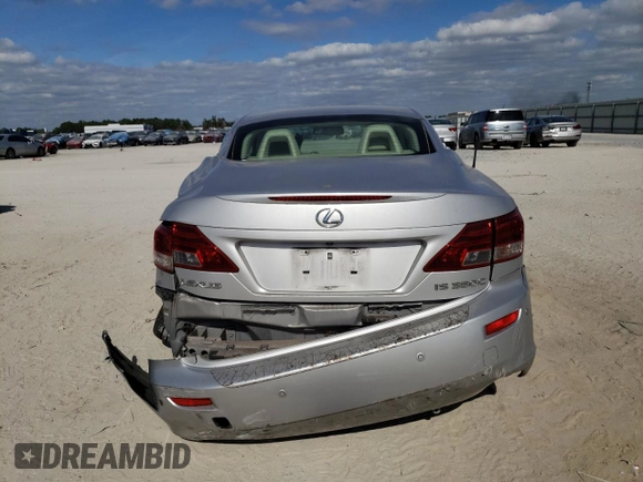 2010 Lexus IS 350 C с VIN JTHFE2C26A2503430, выставлен на аукционе Copart как лот 81501874 с пробегом 158 846 миль миль и Списание • Salvage title. История ставок и продаж доступна на DreamBid. Изображение 6.