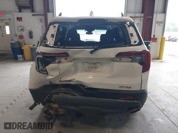 2021 GMC Acadia AT4 with VIN 1GKKNLLS0MZ183835, listed as a IAAI auction lot 42297624 with 60,860 mi miles and . Bid and sale history available at DreamBid. Image 16.