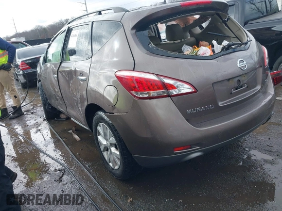 2014 Nissan Murano LE with VIN JN8AZ1MU4EW414243, listed as a IAAI auction lot 41106366 with 72,395 mi miles. Bid and sale history available at carsss.com. Image 3.