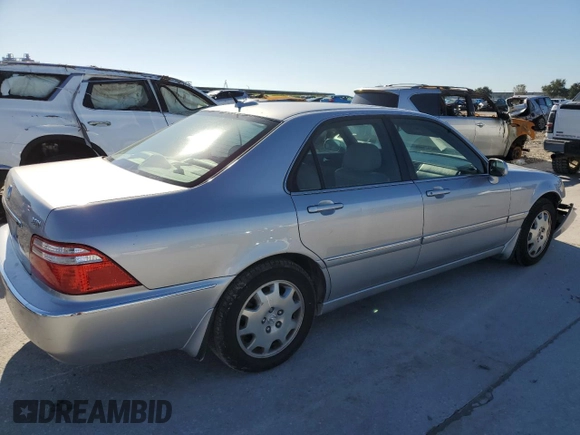 2004 Acura RL w/Navigation System with VIN JH4KA96664C006748, listed as a Copart auction lot 80480714 with 146,785 mi miles and Salvage Title. Bid and sale history available at carsss.com. Image 3.