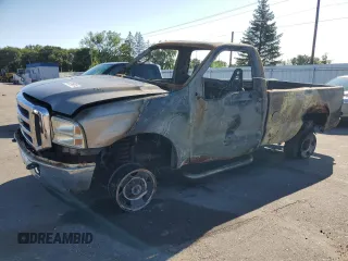 2006 Ford Super Duty F-250 XL with VIN 1FTNF21516EB64850, listed as a Copart auction lot 66296814 with 0 mi miles and Salvage Title. Bid and sale history available at carsss.com. Image 1.