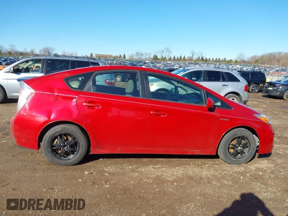 2013 Toyota Prius One with VIN JTDKN3DU9D5661513, listed as a IAAI auction lot 41721352 with 265,019 mi miles. Bid and sale history available at carsss.com. Image 13.