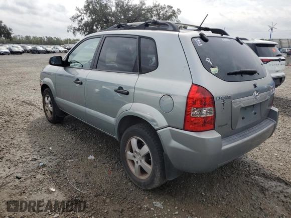 2005 Hyundai Tucson GL with VIN KM8JM12B05U223583, listed as a Copart auction lot 47685815 with 187,736 mi miles and Salvage Title. Bid and sale history available at carsss.com. Image 2.